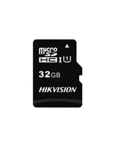 Карта памяти microSDHC UHS I U1 32 ГБ 92 МБ с Class 10 HS TF C1 STD 32G Adapter 1 шт переходник SD Hikvision