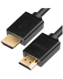Кабель видео GCR HM410 HDMI m HDMI m ver 1 4 1 5м GOLD черный Greenconnect