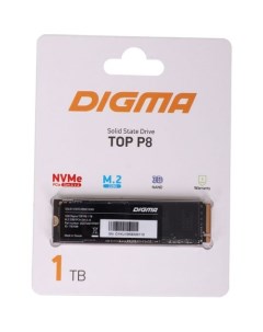SSD накопитель Top P8 DGST4001TP83T 1ТБ M 2 2280 PCIe 4 0 x4 NVMe M 2 rtl Digma