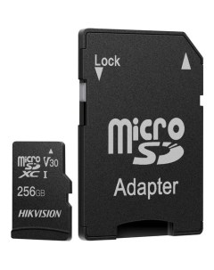 Карта памяти microSDXC C1 256 ГБ 92 МБ с Class 10 HS TF C1 STD 256G Adapter 1 шт переходник SD Hikvision
