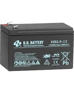 Аккумуляторная батарея для ИБП HRL 9 12 12В 9Ач Bb