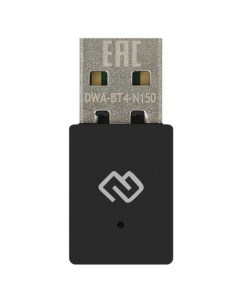 Wi Fi Bluetooth адаптер DWA BT4 N150 USB 2 0 Digma