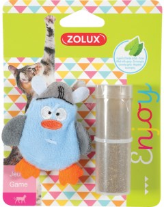 Игрушка для кошек с кошачьей мятой в комплекте озадаченный пингвин 7 см Zolux