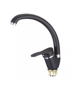 Смеситель для кухни D150405-A, черный D-lin