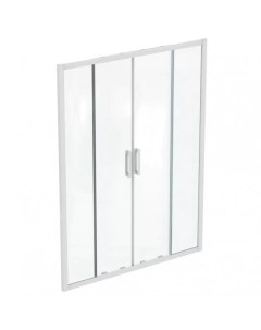 Душевая дверь Connect 2 150 профиль белый стекло прозрачное Ideal standard