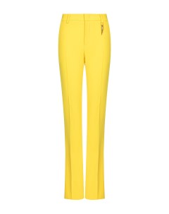 Желтые брюки со стрелками Roberto cavalli