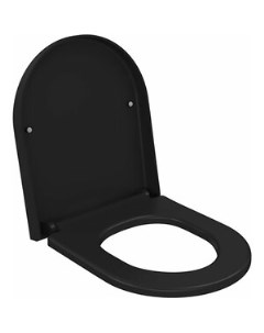 Сиденье для унитаза Abner с микролифтом матовое черное 102T20201 Ambassador
