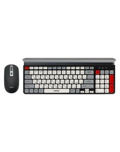 Комплект мыши и клавиатуры SBC 201359AG KW черно серо белый Smartbuy