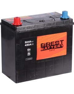 Автомобильный аккумулятор 50 Ач прямая полярность B24R Brest battery