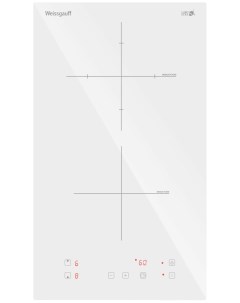 Индукционная варочная панель HI 32 W 2 конфорки белая 426770 Weissgauff