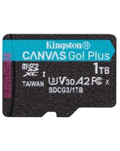 Карта памяти MicroSDXC 1024GB SDCG3 1TBSP Canvas Go Plus 170R A2 U3 V30 Single Pack w o ADP Kingston