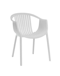 Кресло Vernaccia 64x54x76 см пластик цвет белый Без бренда