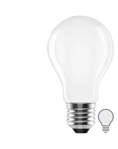Лампа светодиодная E27 220 240 В 7 5 Вт груша матовая 1000 лм нейтральный белый свет Lexman