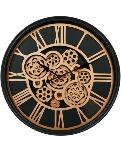 Часы настенные Шестеренки GH61287 круглые МДФ цвет коричневый бесшумные o38 5 Dream river