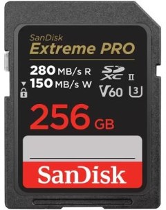 Карта памяти SD XC 256Gb Extreme PRO Sandisk