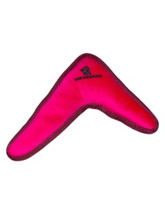Игрушка для собак бумеранг с пищалкой 22 х 19 х 4 5 см Розовый Mr.kranch
