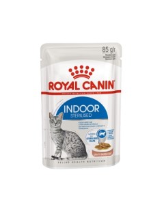 Корм для домашних кошек Indoor кусочки в соусе Мясо 85 г Royal canin