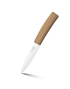 Нож кухонный Natura для овощей керамика 10 5 см рукоятка дерево AT N001 Atmosphere®