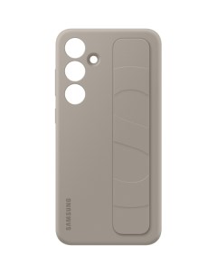 Накладка для Samsung Galaxy S24 Standing Grip Case EF GS926CUEGRU Серо коричневый накладка для Samsu Чехольчикофф