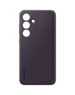 Накладка для Samsung Galaxy S24 Standing Grip Case EF GS921CEEGRU Темно фиолетовый накладка для Sams Чехольчикофф