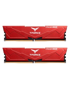 Комплект памяти DDR5 DIMM 32Gb 2x16Gb 6000MHz CL30 1 35V T Force Vulcan Red FLRD532G6000HC30DC01 Ret Team group