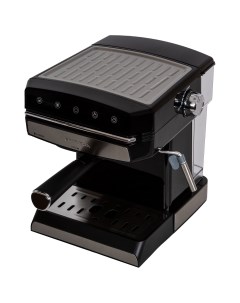 Кофеварка рожковая CMS 1525 850 Вт кофе молотый 1 5 л капучинатор черный серебристый CMS 1525 Supra