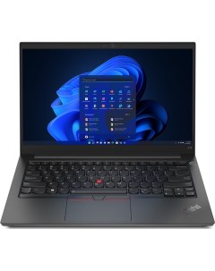 Ноутбук ThinkPad E14 G4 14 IPS 1920x1080 Intel Core i5 1235U 1 3 ГГц 8Gb RAM 512Gb SSD W11Pro черный Lenovo