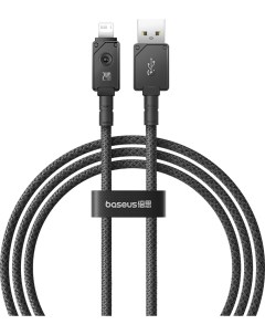 Кабель USB Lightning 8 pin быстрая зарядка 2 4А 1 м черный Unbreakable P10355802111 00 P10355802111  Baseus