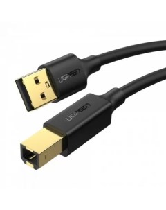 Кабель USB 2 0 Am USB 2 0 Bm экранированный 2 м черный US135 20847 Ugreen