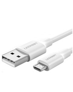 Кабель USB Micro USB быстрая зарядка 2 4А 18 Вт 50 см белый US289 60140 Ugreen