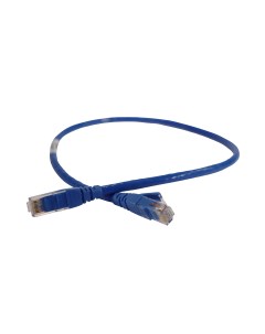 Патч-корд UTP кат.6, 0.5 м, RJ45-RJ45, синий, 051818 (051818) Legrand