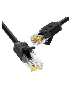 Патч-корд UTP кат.6, 10 м, RJ45-RJ45, черный, NW102 (20164) Ugreen