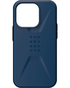 Чехол накладка Civilian для смартфона Apple iPhone 14 Pro синий 114042115555 Uag