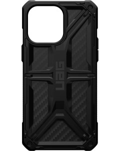 Чехол накладка Monarch Carbon Fiber для смартфона Apple iPhone 14 Pro Max черный 114035114242 Uag