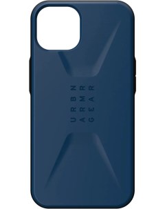 Чехол накладка Civilian для смартфона Apple iPhone 14 синий 114040115555 Uag