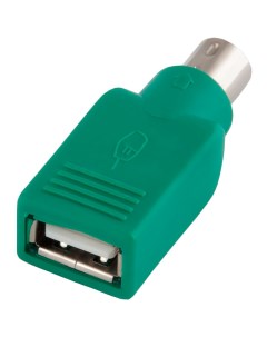 Переходник адаптер PS 2 m USB 2 0 Af зеленый 525913 Behpex