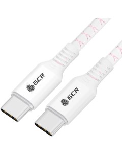 Кабель USB Type C USB Type C 3А 18 Вт 1 м белый розовый GCR 54534 GCR 54534 Greenconnect