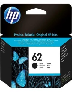 Картридж струйный HP 62 (C2P04AE), черный, оригинальный, ресурс 200 страниц для HP OJ 200 Hp