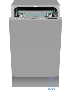 Посудомоечная машина встраиваемая узкая BDW 4139 D Timer Floor серый 432172 Weissgauff