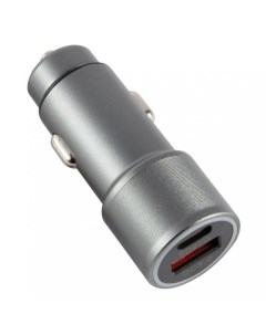 Автомобильное зарядное устройство AC 21 USB 1xUSB Type C 3А 20 Вт QC PD серый УТ000037528 Red line