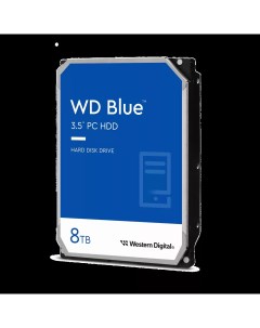 Жесткий диск HDD 8Tb Blue 3 5 5640 об мин 256Mb SATA3 WD80EAAZ Western digital