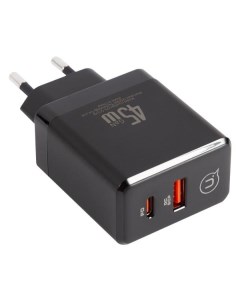 Сетевое зарядное устройство CC178 T58 45 Вт USB EU USB type C Quick Charge PD черный CC178TC01 Usams