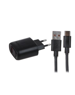 Сетевое зарядное устройство NQC 38 18 Вт USB EU Quick Charge черный УТ000036412 кабель USB Type A US Red line