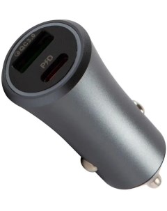 Автомобильное зарядное устройство UCA 1 USB 1xUSB Type C 3А 36 Вт QC PD серый УТ000027490 Unbroke