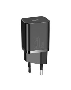 Сетевое зарядное устройство Super Si 20 Вт EU USB type C Quick Charge PD черный CCSUP B01 Baseus