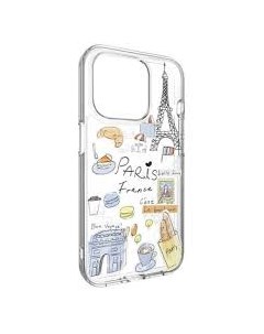 Чехол накладка City M Paris для смартфона Apple iPhone 15 Pro поликарбонат принт SPH56P186PA23 Switcheasy