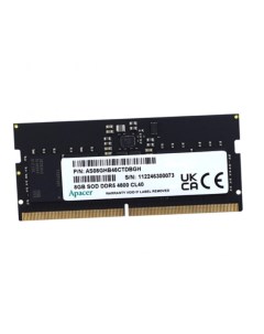 Память DDR5 SODIMM 8Gb 4800MHz CL40 1 1V AS08GHB48CTDBGH FS 08G2A RTH Retail Apacer