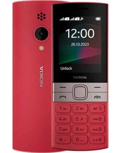 Мобильный телефон 150 TA 1582 2 4 320x240 TFT 1xCam 2 Sim 1450 мА ч micro USB красный Nokia