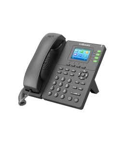VoIP телефон P21P 4 линии 4 SIP аккаунта цветной дисплей PoE серый P21P Flyingvoice