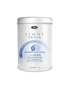 Порошок обесцвечивающий на 9 тонов Light Scale Lightening White Powder Lisap milano (италия)